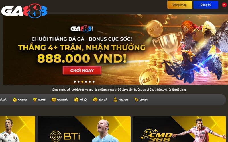 Đăng nhập vào tài khoản GA888 và chọn rút tiền Đăng nhập vào tài khoản GA888 và chọn rút tiền