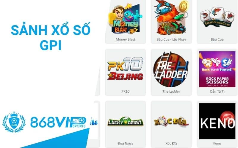 Sảnh GPI xổ số mang đến các tròa chơi xổ số thế giới Sảnh GPI xổ số mang đến các tròa chơi xổ số thế giới