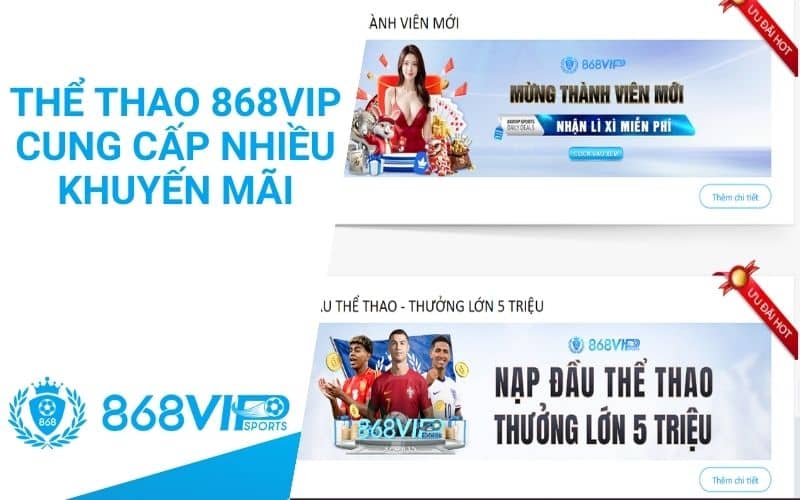 Thể thao 868VIP có nhiều sảnh chơi và hoàn trả cao Thể thao 868VIP có nhiều sảnh chơi và hoàn trả cao