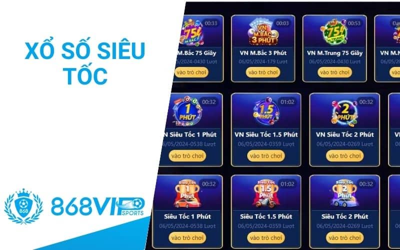 Xổ số siêu tốc cập nhật kết quả liên tục và nhanh chóng Xổ số siêu tốc cập nhật kết quả liên tục và nhanh chóng