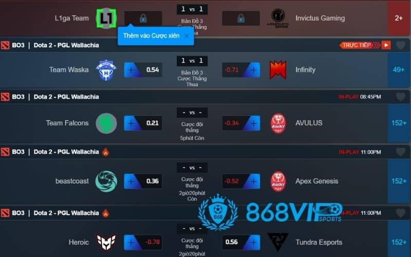 Cá cược Dota 2 với các kèo được cập nhật nhanh chóng Cá cược Dota 2 với các kèo được cập nhật nhanh chóng
